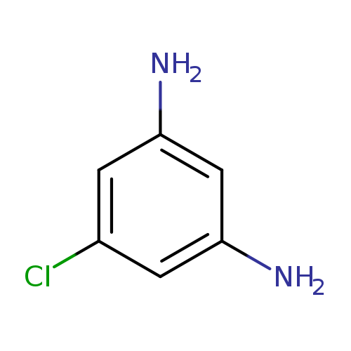 Nc1cc(N)cc(c1)Cl