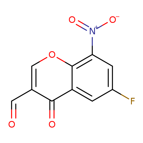 O=Cc1coc2c(c1=O)cc(cc2[N+](=O)[O-])F