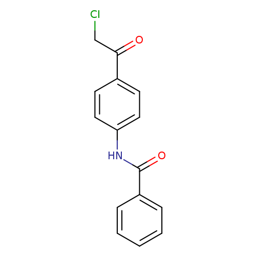 ClCC(=O)c1ccc(cc1)NC(=O)c1ccccc1