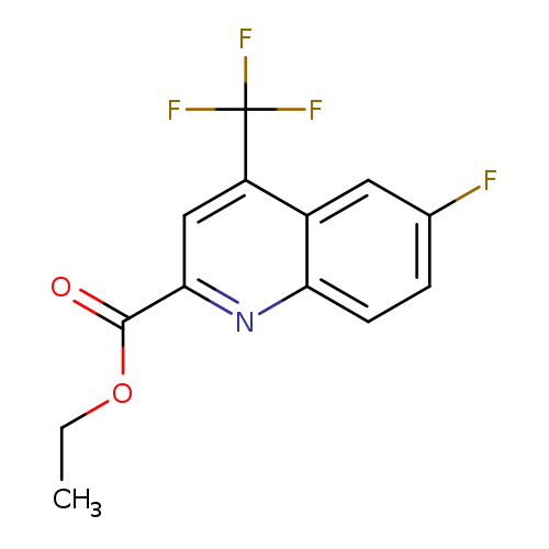CCOC(=O)c1nc2ccc(cc2c(c1)C(F)(F)F)F