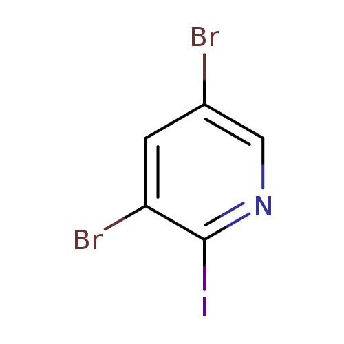 Brc1cnc(c(c1)Br)I
