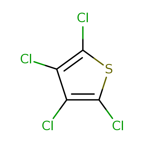 Clc1sc(c(c1Cl)Cl)Cl