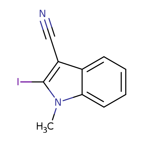 N#Cc1c(I)n(c2c1cccc2)C
