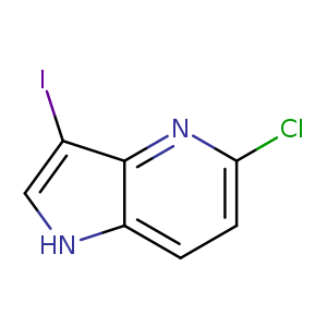Clc1ccc2c(n1)c(I)c[nH]2
