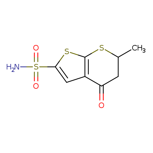 CC1CC(=O)c2c(S1)sc(c2)S(=O)(=O)N