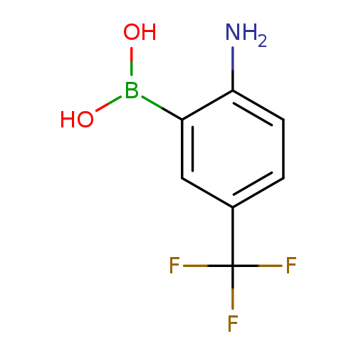 OB(c1cc(ccc1N)C(F)(F)F)O