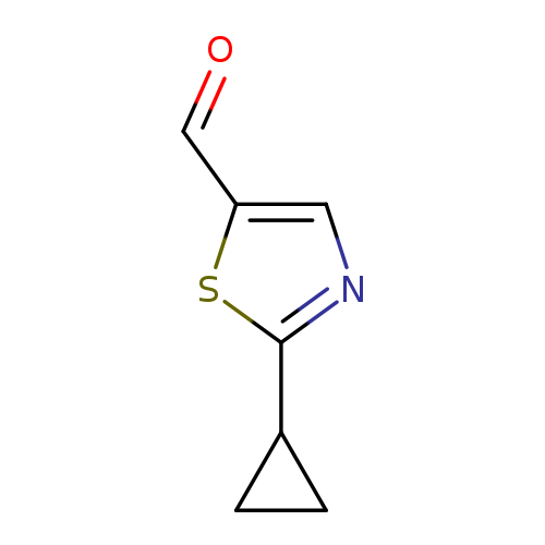 O=Cc1cnc(s1)C1CC1