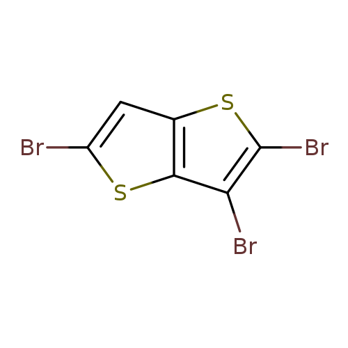 Brc1cc2c(s1)c(c(s2)Br)Br