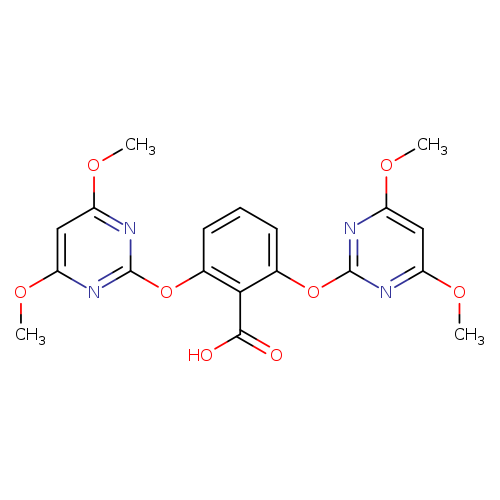 COc1nc(Oc2cccc(c2C(=O)O)Oc2nc(OC)cc(n2)OC)nc(c1)OC