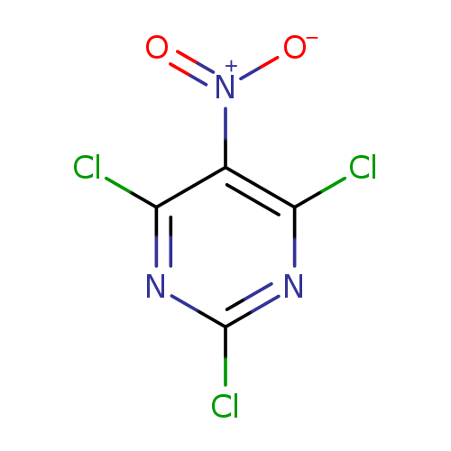 Clc1nc(Cl)nc(c1[N+](=O)[O-])Cl