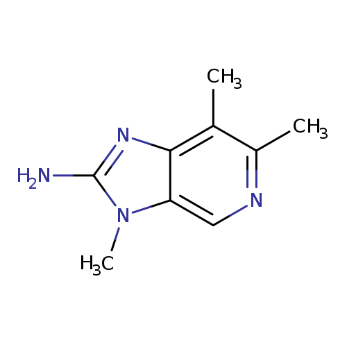 Cc1ncc2c(c1C)nc(n2C)N