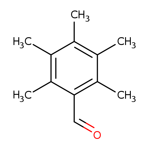O=Cc1c(C)c(C)c(c(c1C)C)C
