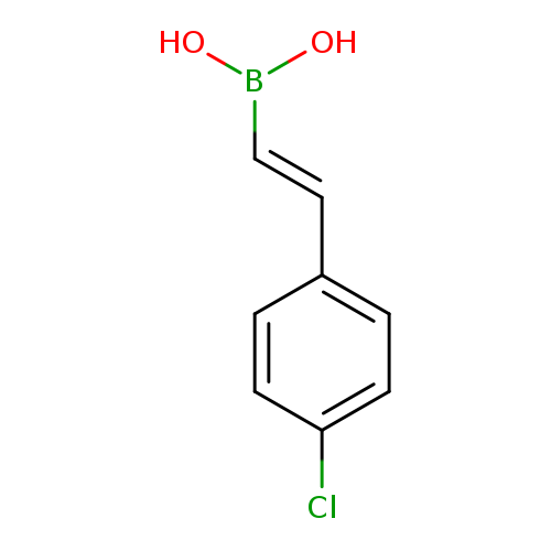 OB(/C=C/c1ccc(cc1)Cl)O