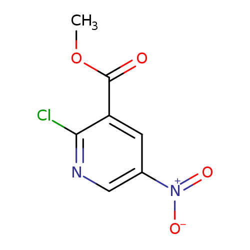 COC(=O)c1cc(cnc1Cl)[N+](=O)[O-]