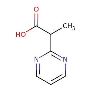 CC(c1ncccn1)C(=O)O