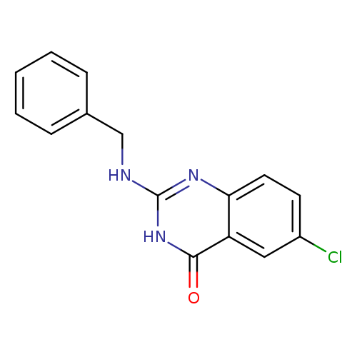 Clc1ccc2c(c1)c(=O)[nH]c(n2)NCc1ccccc1