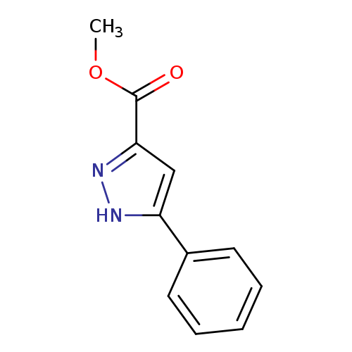 COC(=O)c1n[nH]c(c1)c1ccccc1