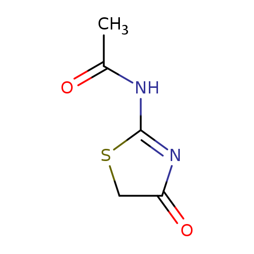 CC(=O)NC1=NC(=O)CS1