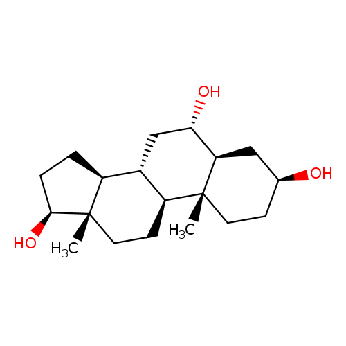 O[C@H]1CC[C@]2([C@H](C1)[C@@H](O)C[C@@H]1[C@@H]2CC[C@]2([C@H]1CC[C@@H]2O)C)C
