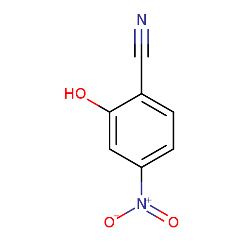 N#Cc1ccc(cc1O)[N+](=O)[O-]