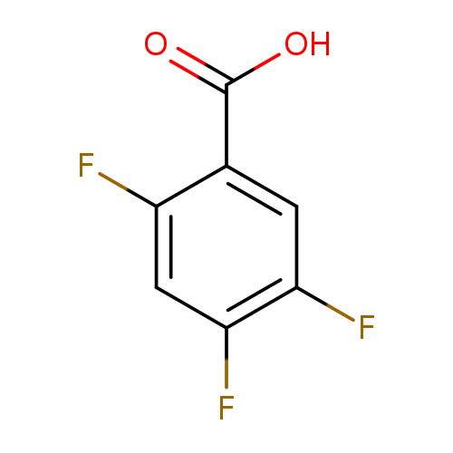 Fc1cc(C(=O)O)c(cc1F)F