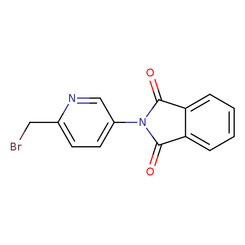 BrCc1ccc(cn1)N1C(=O)c2c(C1=O)cccc2
