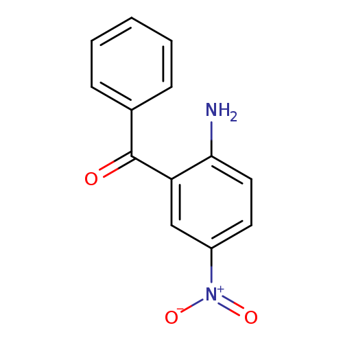 Nc1ccc(cc1C(=O)c1ccccc1)[N+](=O)[O-]