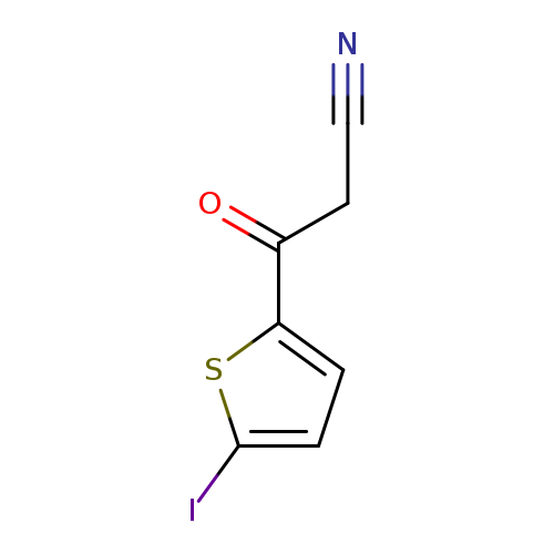 Ic1ccc(s1)C(=O)CC#N