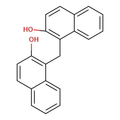 Oc1ccc2c(c1Cc1c(O)ccc3c1cccc3)cccc2