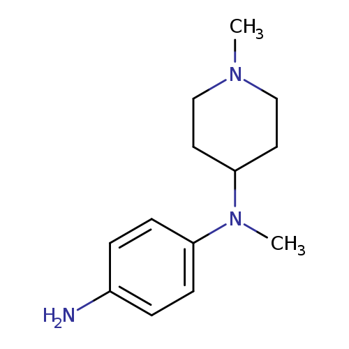 CN(c1ccc(cc1)N)C1CCN(CC1)C