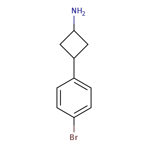 NC1CC(C1)c1ccc(cc1)Br