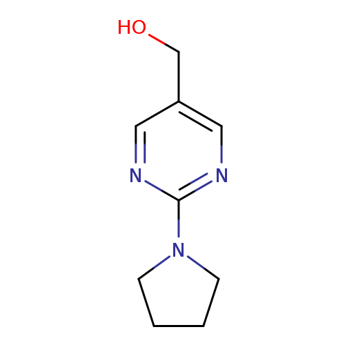 OCc1cnc(nc1)N1CCCC1