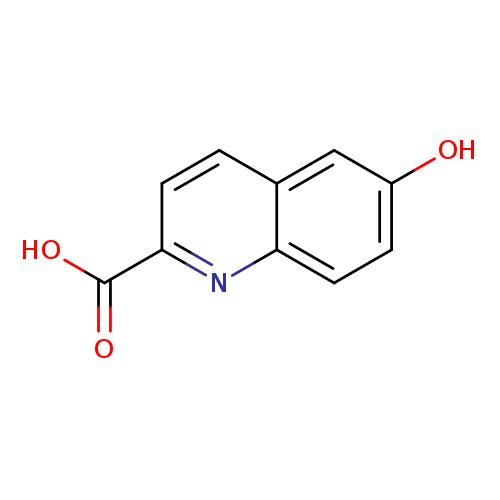 Oc1ccc2c(c1)ccc(n2)C(=O)O