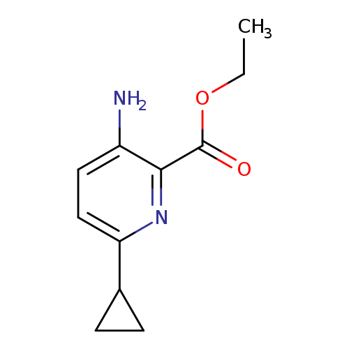 CCOC(=O)c1nc(ccc1N)C1CC1