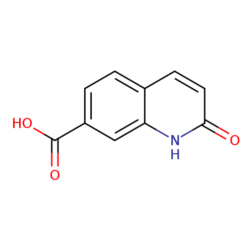 OC(=O)c1ccc2c(c1)[nH]c(=O)cc2