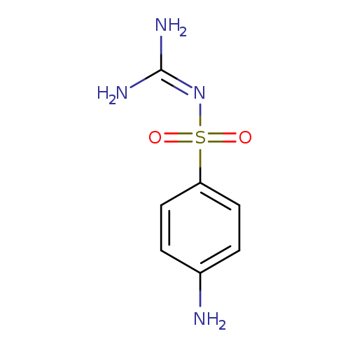 Nc1ccc(cc1)S(=O)(=O)N=C(N)N