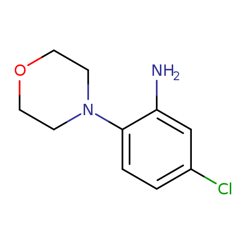 Clc1ccc(c(c1)N)N1CCOCC1