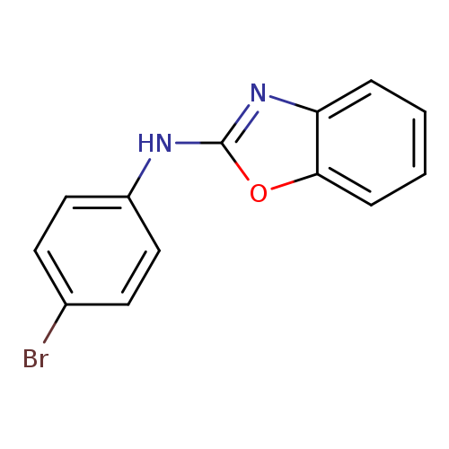 Brc1ccc(cc1)Nc1nc2c(o1)cccc2