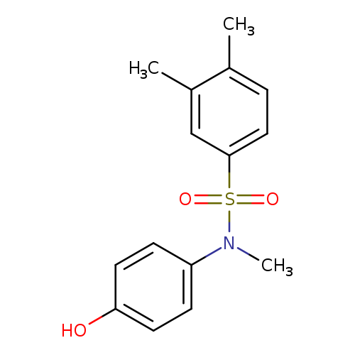 Oc1ccc(cc1)N(S(=O)(=O)c1ccc(c(c1)C)C)C
