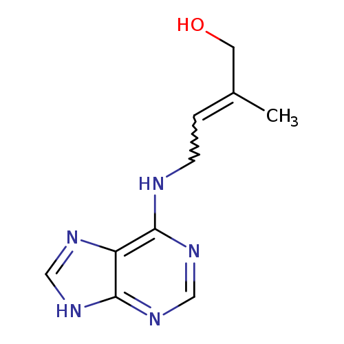 CC(=CCNc1ncnc2c1nc[nH]2)CO