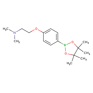 CN(CCOc1ccc(cc1)B1OC(C(O1)(C)C)(C)C)C