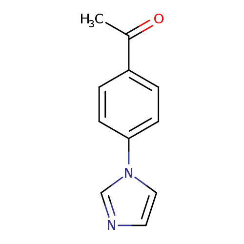 CC(=O)c1ccc(cc1)n1cncc1