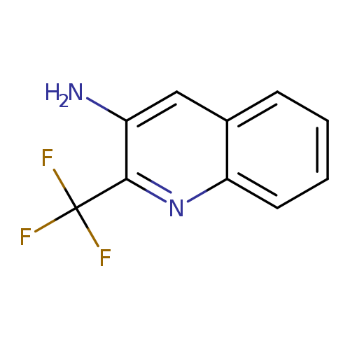 Nc1cc2ccccc2nc1C(F)(F)F