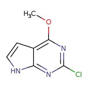 COc1nc(Cl)nc2c1cc[nH]2