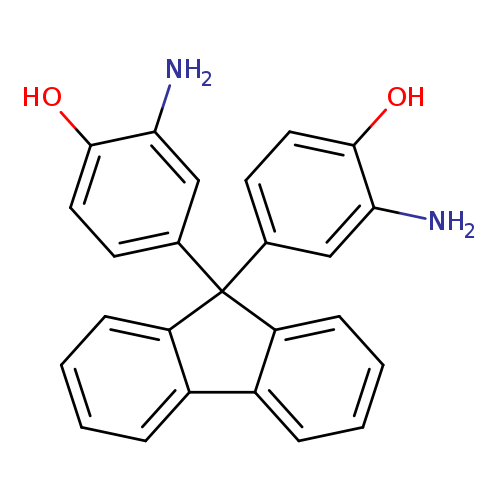Nc1cc(ccc1O)C1(c2ccc(c(c2)N)O)c2ccccc2c2c1cccc2