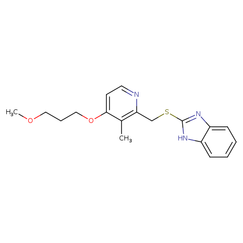 COCCCOc1ccnc(c1C)CSc1nc2c([nH]1)cccc2
