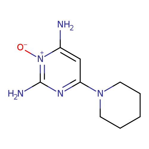 Nc1cc(nc([n+]1[O-])N)N1CCCCC1