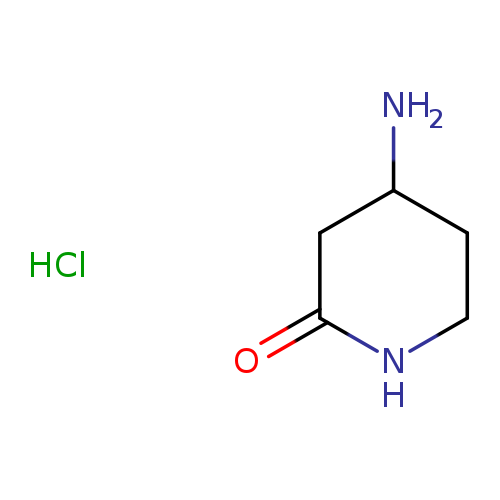 NC1CCNC(=O)C1.Cl