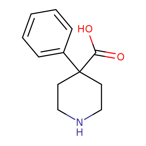 OC(=O)C1(CCNCC1)c1ccccc1