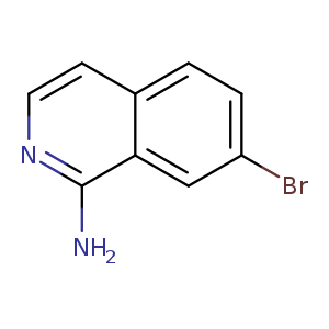 Brc1ccc2c(c1)c(N)ncc2